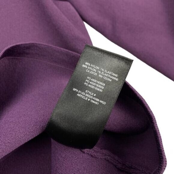 NWT Aritzia Babaton Florine Sculpt Knit Sweater Medium Dewberry Purple - Picture 6 of 7